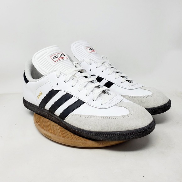 Adidas Samba OG Shoes Mens 12 White Black Soccer Low Turf Indoor Sneaker - Picture 6 of 14
